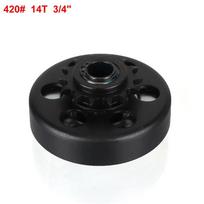 Go Kart Clutch 20mm 3/4  1  Bore 14T 14 Tooth Fit For Fun Kart Minibike Engine #40/41/420 Chain Predator 212 Centrifugal Clutch