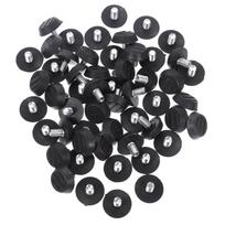 100Pcs Furniture Levelers Adjustable Screw on Legs Protective Feet for Table Chair Hardwood Floors Furniture Shims 2X2X1.8CM
