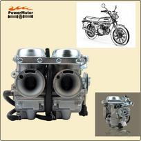 For Honda Rebel CA250 Motorcycle Twin Cylinder Carburetor CB250T CBT250 CMX250 250cc CBT125 CBT150 ATV Dirt Pit Bike Accessories