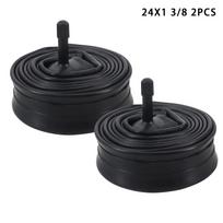 2pc 24x1 3/8 Lightweight Bicycle Butyl Rubber Inner Tube 24inch 32mm American Valve Road Bike 24x1 3/8 Inner Camera For MTB Bike