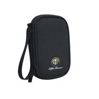Car Cable Drive Earphone Charger Organizer Protable Storage Bag For Alfa Romeo Giulia Stelvio Junior Tonale 33 Stradale 4C Giuli