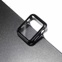 Case For Apple Watch Ultra 2 3 49mm 45/41/44/40/42/38mm Carbon fiber Screen Protector Cover Tempered Glass Series 9/8/7/6/5/4/SE Carbon fiber Color