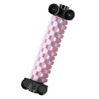 Solid Foam Massage Foam Roller Suction Cup Removable Bracket Body Foam Roller Muscle Relaxation Deep Back Stretching Roller rožinė
