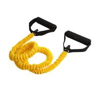 With Handle Fitness Resistance Bands TPE Exercise Cord Stretch Bands  Muscle Training/Shape Body geltona