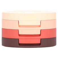 Kaja, Beauty Bento, Elastingas blizgus akių šešėlių trio, 02 Apelsinų žiedas, 3 vnt., 0,9g(0,03)oz