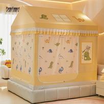 Chunsen Kids Dinosaur Castle Mosquito Net Bed Tent 120x200x160 cm