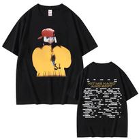 Singer Billie Eilish Hit Me Hard and Soft Print Tshirts Men Women Fashion Clothes Casual Pop Music Tshirt Fan Gifts M