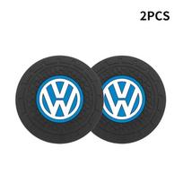 Skirta VW Nauji 1/2 vnt. Automobilio vandens puodelio vandeniui atsparūs neslystantys silikoniniai padėkliukai Volkswagen VW Golf Caddy Scirocco Beetle Touran Rline