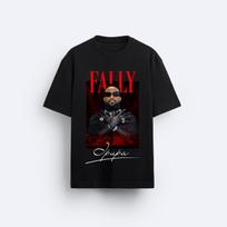 Fally Ipupa Vintažiniai marškinėliai Unisex Nauji Vasariniai Medvilniniai Hiphopas YK Drabužiai Kvėpuojantys Madingi Apvalia Kaklo Trumpomis Rankovėmis Viršutiniai Drabužiai Unisex 3XL black