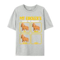 Tops T Shirt English American Cocker Spaniel Dog Tshirt Popular Birthday Cotton Unisex T Shirts High Quality S