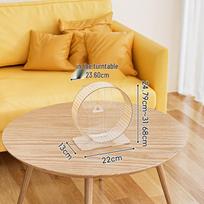 Golden Luxury Acrylic Hamster Villa – Spacious Transparent Cage for Pets