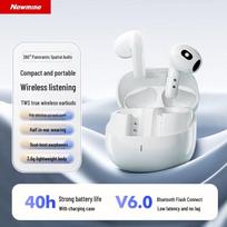 Newmine LY67 True Wireless Bluetooth Earbuds balta