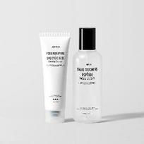 [2-Piece Set] Pore Purifying Salicylic Acid Cleanser 120g + Snail Peptide Essence 140ml
