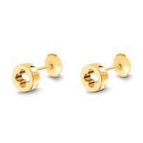 Louis Vuitton Empreinte Series Gold K Gold Earrings Unisex Earrings Q96578 Gold