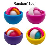 3D Rotating Ball Gyroscope Fidget Stress Relief Toy for Kids Teens Boy Girls Adult ADHD Autism Decompression Finger Gyro Spinner