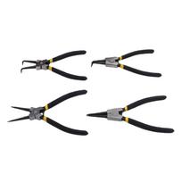 Snap Ring Pliers Set Straight and Bent Jaws Removal Tools for Internal External Circlips 4Pcs Circlip Pliers