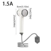 Self-priming Portable Shower Adjustable Rechargeable Shower Camping Shower  Dog Bathing 1.5A