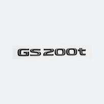 Skirta Lexus GS200t GS250 GS300 GS350 GS430 GS460 GS450h HIBRIDINIS galinio bagažinės logotipas Blizgus juodas ABS emblemos modernizavimo raidė