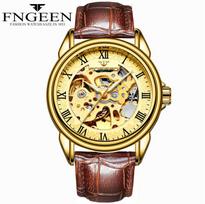 Fen Zun Men's Waterproof Fashion Automatic Skeleton Watch