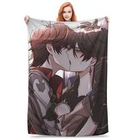 Super Soft BlanketBoy Girl Anime game Genshin Impact Throw Blanket  Flannel Bedspread For Couch Bed Comfortable Sofa Bed Cover 100x150cm