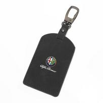 Suede Key Cover For Alfa Romeo 4C 159 166 156 GT Car Smart Remote Key Bag Card Case Shell Holder Protection Auto Accessories