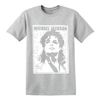 2026 Summer international superstar Michael jackson Tshirt Street unisex100 cotton Tees Portrait Loose Casual Y2K Loose shirt M