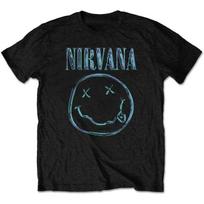 2026 NIRVANA Smiley Face graphics 100cotton unisex shirt Summer Oneck Unisex Y2k Short Sleeve rock fashion fans Loose shirt M