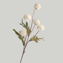 Pompon Chrysanthemum Artificial Silk Flowers Artificial Silk 5 Heads Design Dandelion Flower Ball Bridal Bouquet balta