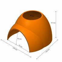 Shelter Function Fish Hiding Holes Curve Under Gravel Tunnel Shrimp Hiding Holes Multifunctional Natural Spawning Caves