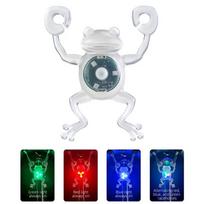IPX6 Waterproof Frog Shape Bike Tail Light Red/Multicolor Light Wide Range Night Riding Warning Lamp Portable Multiple Modes