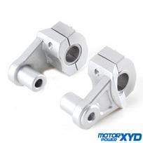 Motorcycle Handlebar Riser 22mm/28mm Bars Clamp riser 2 Inch Pivoting for Kawasaki for BMW for Yamaha Mount Clamps sidabras