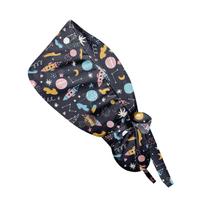 Hedgehog Print Waterproof Baby Bib with Adjustable Snap Closure, Easy-Clean Feeding Bib for Infants and Toddlers One Size tamsiai mėlyna