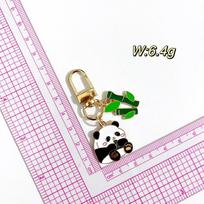 Chengdu Giant Panda Keychain: Chinese Style Cartoon Metal Souvenir Pendant Gift for Foreigners
