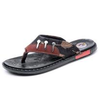 Men'S Flip-Flops Man Indoor Flat Casual Alphabet Slippers Summer Walking Beach Shoes Non-Slip Leather Sandals Chinelo Masculino 38
