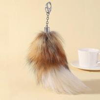 Bag Tassel Plush Fur Keyring Bag Charm Pompom Pendant Animal Tail Pendant  Handbag Pendant ruda