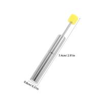 4pcs Trash Can Damper Soft Close Hydraulic Replacement Kitchen Garbage Lid Mechanism Slow Damping Classification Plastic Home geltona