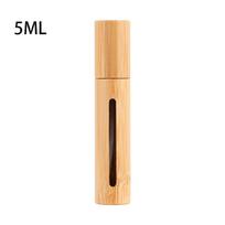 5ml 10ml Bamboo Wood Bottle Perfume Empty Oil Bottle Stainless Roll On Ball Perfume Aromatherapy Bottle Oil Roller Bottle
