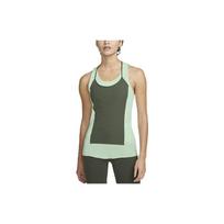 Nike Dri-Fit Luxe Ribbed Breathable Tank Top Women Tops Green DM7005-379 M