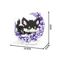 New Mini Cat Dog Raccoon Panda Cute Pet Small Building Blocks Model Series Decorations Children's Toys Children's Gift in bag