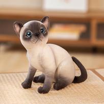 Cute simulation dressing kitten doll plush toy tiger cat doll children soothing rag doll 25cm（0.25kg）