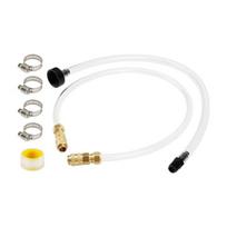 Hydraulic Steering Bleed Kit Leak Resistant Quick Connection Universal Hydraulic Steering Fluid Filler Tube Kit Boat 1 Set