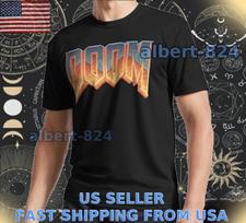 NEW SHIRT DOOM RETRO LOGO T shirt FUNNY AMERICAN SIZE S TO 5XL 4XL
