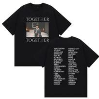 Harry Styles Together Tour 2026 Graphic T-shirt Men's Retro O-Neck Cotton Short Sleeve T-shirts Hip Hop Fashion Y2K Clothing Top S įvairiaspalvis