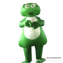 Inflatable Frog Mascot Costume - Wearable Toy for Cosplay and Festivals Medium Child (Height 120~150cm)