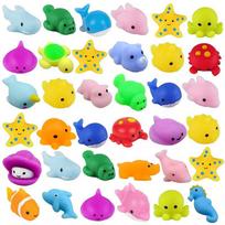 103050 VNT Squishies Mochi Žaislai Jūros Gyvūnai Streso Kamuoliukas Streso Mažinimo Suspaudžiami Žaislai Maišelio Įdarai Fidget Žaislai Jūros Tema