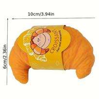 Squeeze Toy Simulation Cow Horn Bag Flour Ball Prank Squeeze And Pinch Toy geltona