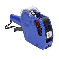 Manual Labeling Machine 8 Digits Price Tag Gun with Cartridge Portable Price Marking ToolBlue mėlyna