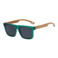 Summer Spring Hinges Wood Grain Sunglasses UV400 Protection Retro Square Frame Sun Glasses Casual Cycling Eyewear Outdoor Street