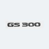 Chrome Black 3D Letters GS200t GS250 GS300 GS400 GS460 GS450h Emblem Car Trunk Logo Sticker Accessories For Lexus GS Series Style2