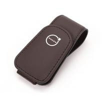 Car Sunglasses Holder Magnetic Leather Glasses Card Ticket Clip For Volvo ES90 EC40 EX40 EM90 XC90 V90 V60 XC60 V40 S80 S60 S90